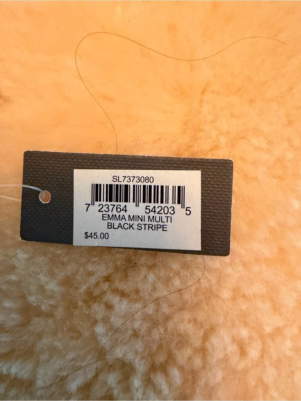Fossil Emma Mini Multi Black Stripe Wallet - NWT